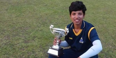 16-year-old female cricketer extends helping hand for Corona victims