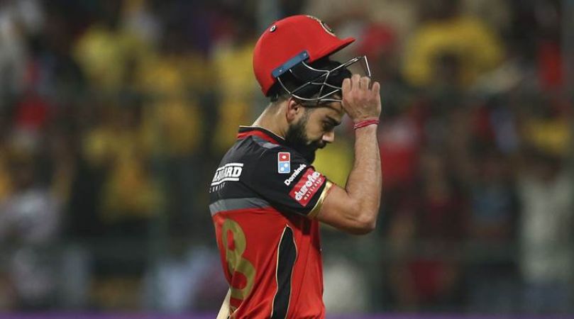 IPL 2018: धोनी के खिलाफ मजह 34 रन जोड़ पाए कोहली के 8 बल्लेबाज