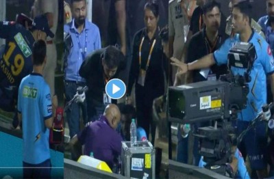 Cameraman injured due to ball during IPL, then Rashid Khan did something that people went crazy