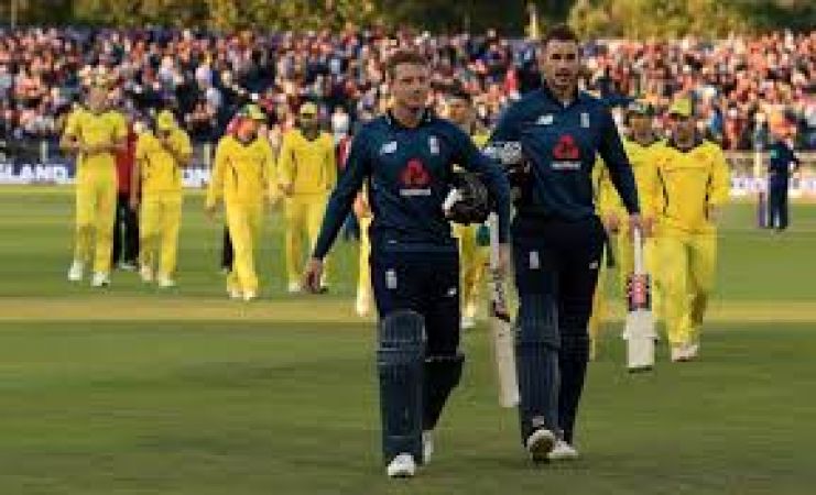 अभ्यास मैच में ऑस्ट्रेलिया ने इंग्लैंड को 12 रनों से हराया