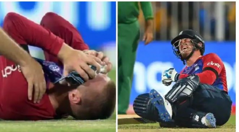 VIDEO: England opener Jason Roy bursts into tears in the middle of the field
