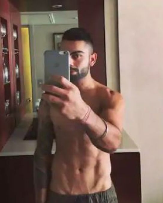 Virat Kohli's six-pack abs photos went viral on the internet; see here