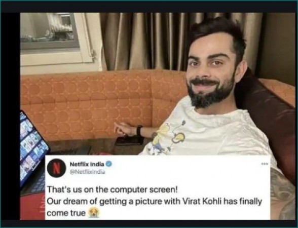 Netflix India Fulfill Dream Of Featuring In A Picture With Virat Kohli