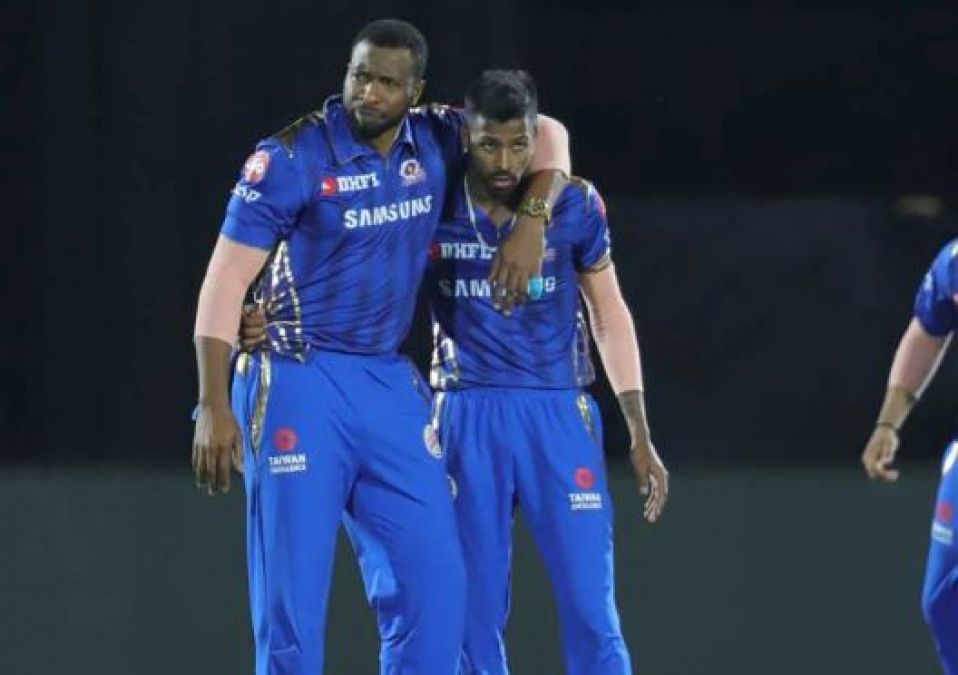 IPL 2020: Pollard and Pandya's stormy duo hits this much runs in just 4 overs to defeat Punjab