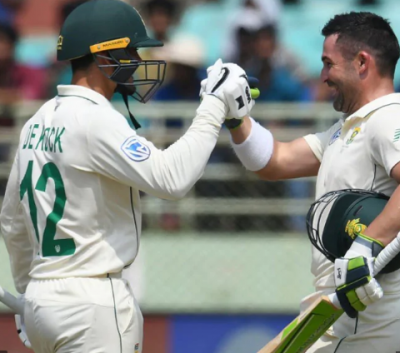 Ind vs SA: South African opener Elgar sets a unique record by hitting a six