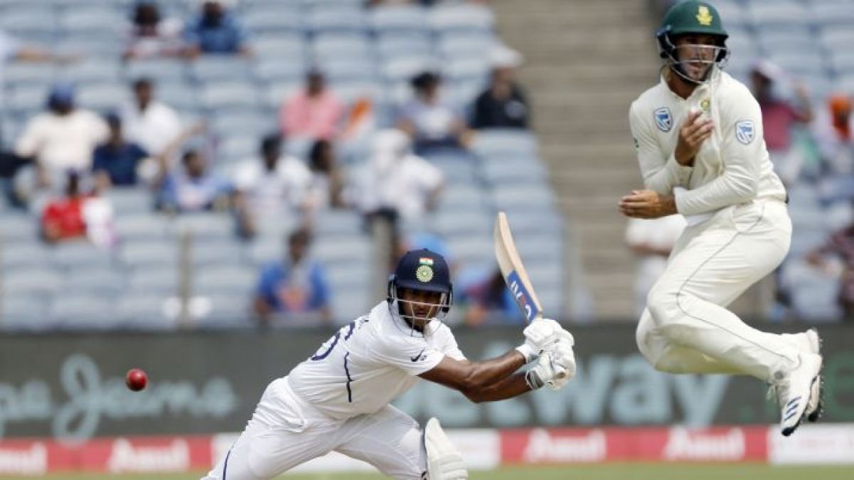 Ind vs SA: Mayank scored another century on second day of the series