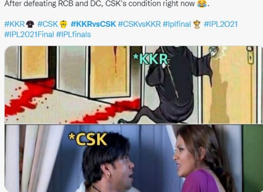 IPL 2021: CSK के जीतते ही ट्विटर पर लगी मीम्स की झड़ी