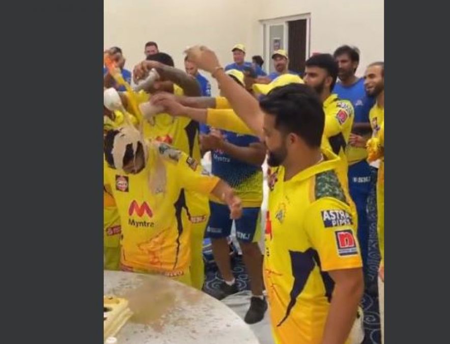 WATCH Out: MS Dhoni And Co. Celebrate Shardul Thakur's Birthday Post IPL 2021 Win