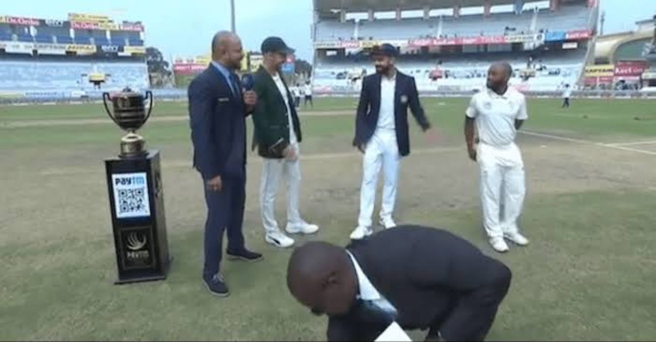 Ind vs SA: Two captains of South African came on the ground for a toss in the third Test