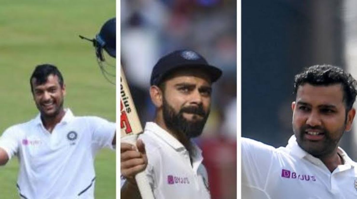 Ind vs SA: Rohit, Virat and Mayank did this amazing feat against South Africa for the first time