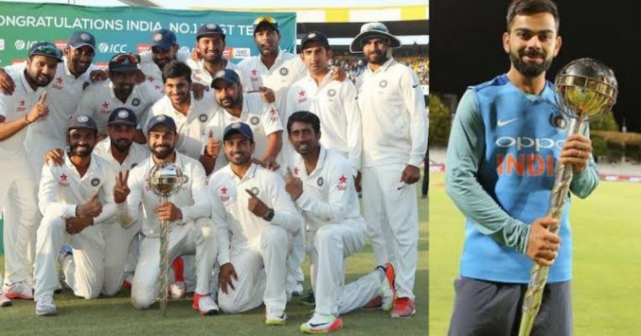 Indian team reached the top in ICC Test Championship points table