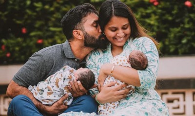 Indian cricketer Dinesh Karthik became father of twins