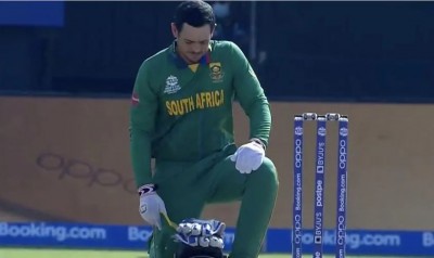 Quinton de Kock returned to the south African team, earlier denied the support of BLM