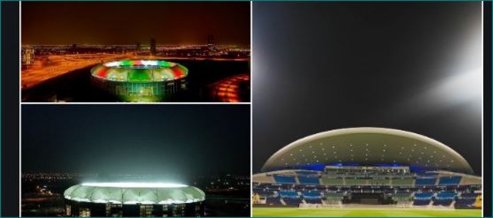 IPL से पहले सामने आई दुबई और अबु धाबी के जगमगाते स्टेडियम की तस्वीरें