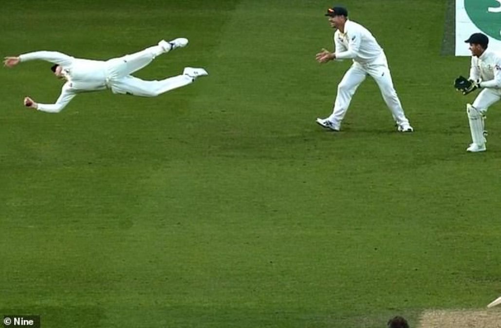 Ashes Series 2019: This player took a stunning one-handed catch
