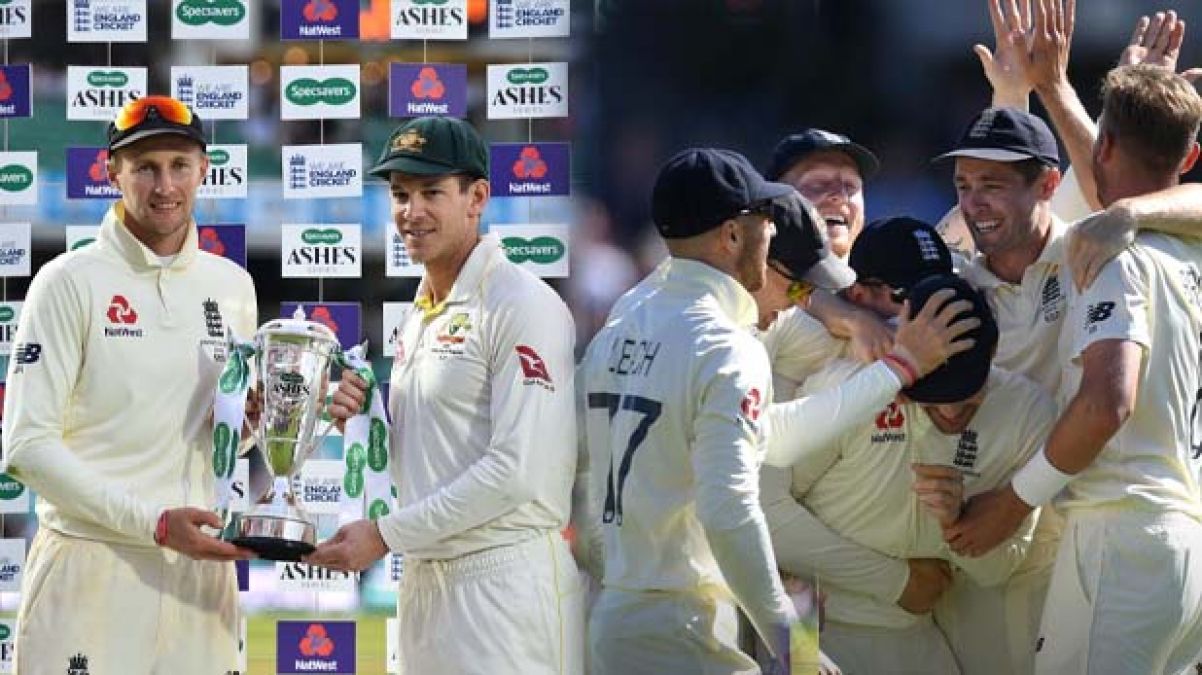Ashes Series 2019: England won the last Test, series equals to 2 - 2