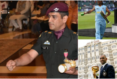 MS Dhoni’s army uniform leaves Twitter awestruck