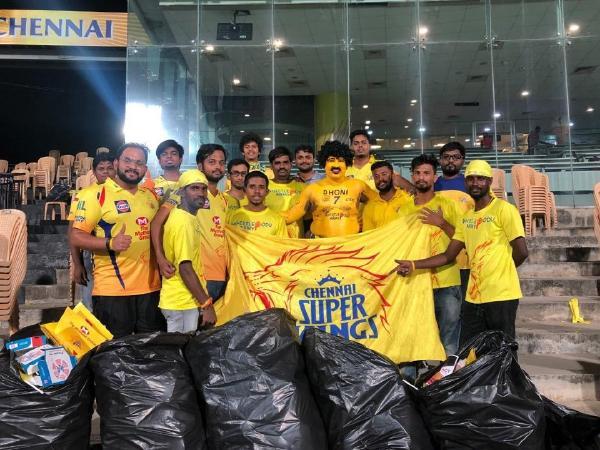 Suresh Raina hails CSK fans for cleaning stands at Chepauk after match