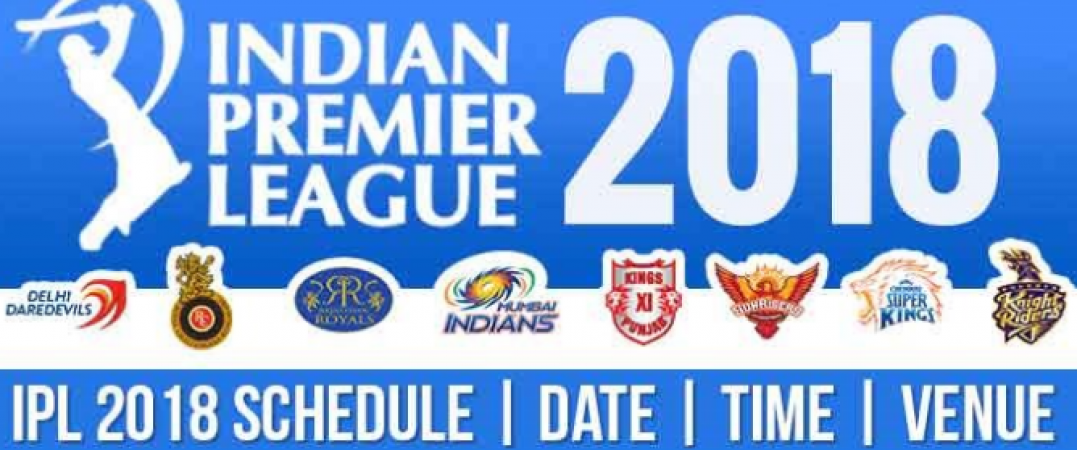 IPL 2018: 1st Week schedule, date and venue detail