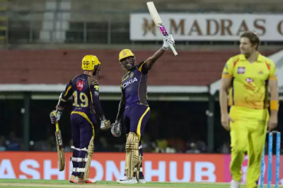 IPL 2018 Live: Watch KKR showes of Six  in Cheennai