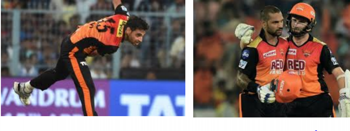 IPL 2018, MI vs SRH: Bhuvneshwar Kumar is out, Shikhar Dhawan in