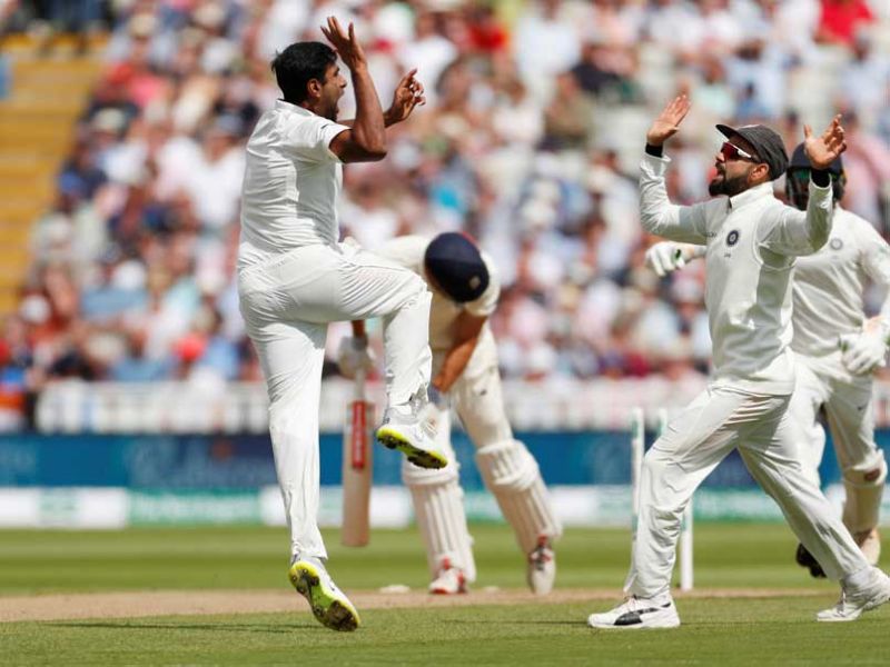 India Vs England test series: Indian bowler roars at the Day 1, Aswin bags four wickets