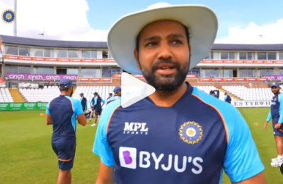 Video: प्रेक्टिस के दौरान रोहित शर्मा के 'अनोखे' खेल ने टीम को किया हैरान