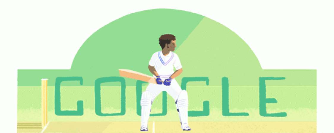 Google dedicates its doodle to the Indian cricketer Dilip Sardesai on 78th birth anniversary