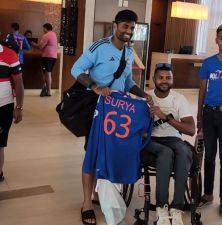 Suryakumar Yadav's Heartwarming Gesture: Gifts Jersey to Wheelchair-Bound Fan