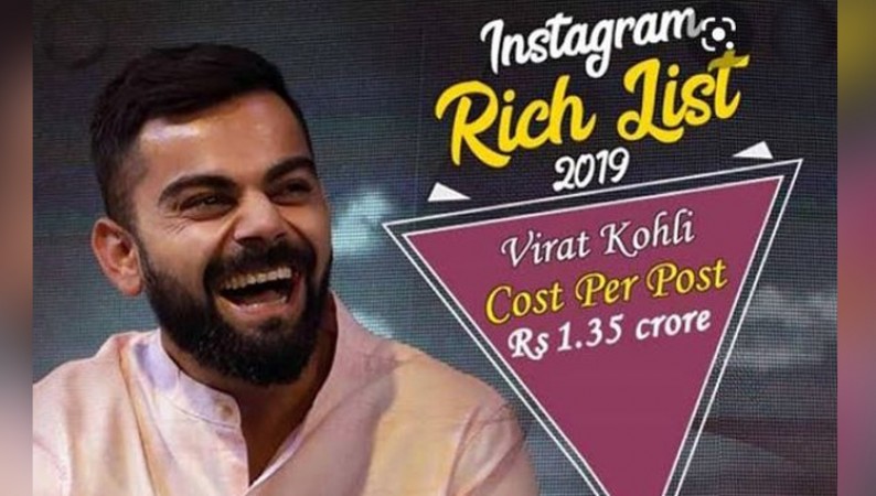 Kohli dismisses reports of Instagram Rich List, said These Things..