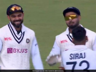 Video: Rishabh Pant Trying To Stop Virat Kohli From Taking DRS in a Comedy Mood