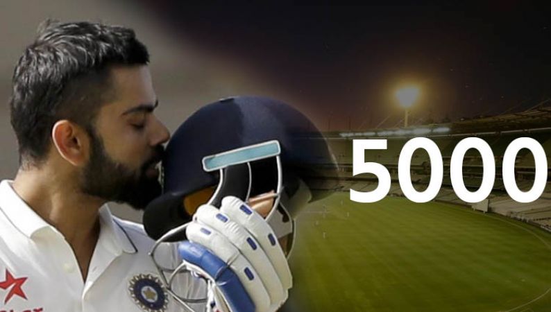 Virat Kohli score 5000 test runs against Sri Lanka
