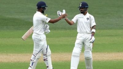 IND vs Aus 1st Test, Day 3 : Kohli-Pujara play for India's strong lead