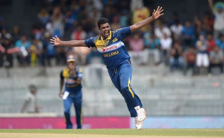 Sri Lankan bowler stunned Indian batsmen in the first ODI.