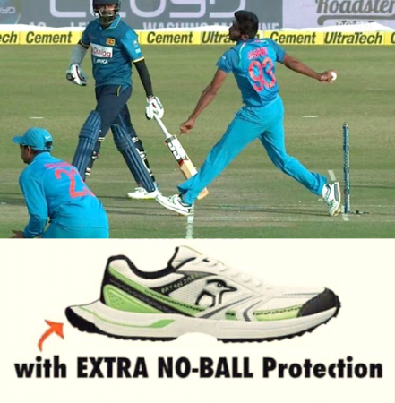 Bumrah receive special No-ball protection shoes from twitterti