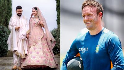 Look what message AB de Villers has given to 'Virushkha' wedding