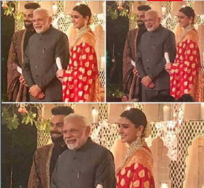 Here is PM Modi's gift  to Virushaka at their wedding reception