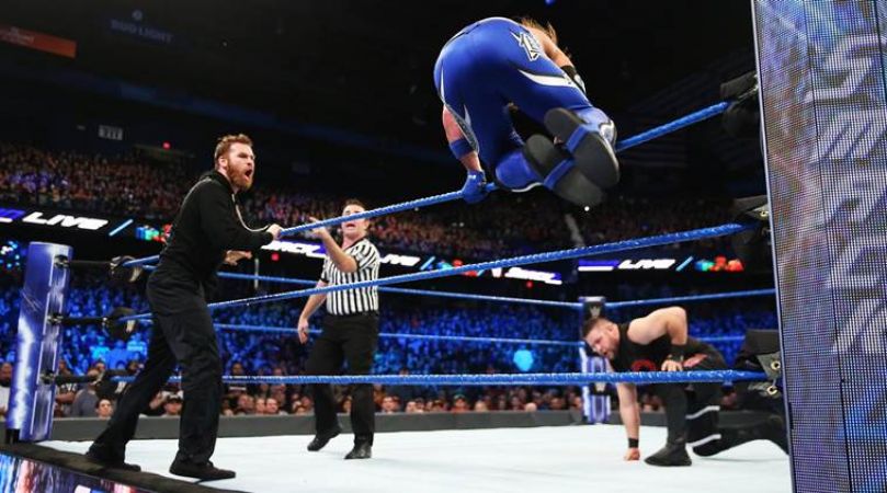 Smackdown Live main event: Kevin Owen beat AJ Styles in a non title match