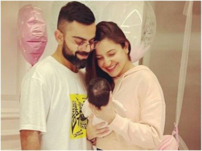 Virat Kohli reacts to Anushka Sharma's post as duo name their newborn 'Vamika' and its too adorable