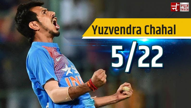 The Magical spell of Yuzvendra Chahal makes history