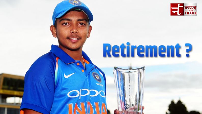 India U-19 Skipper Shaw’s aiming for retirement, here is why?