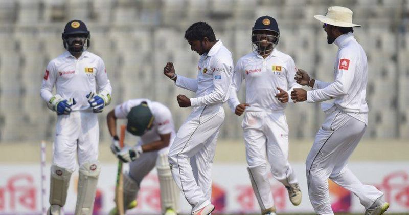 Sri Lanka beats Bangladesh by 215 runs