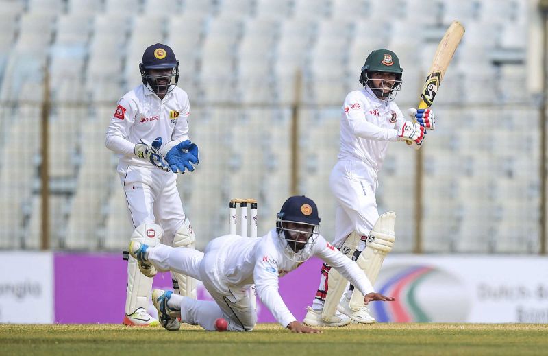 Bangladesh lost three wickets in 339-run chase