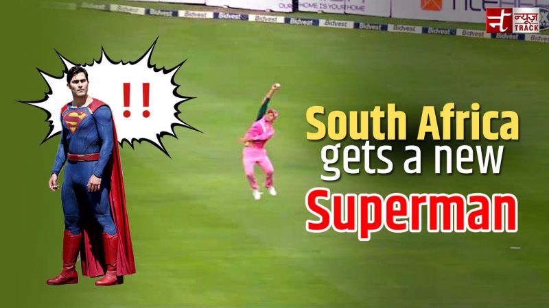 South African 'Superman' but in Pink attire