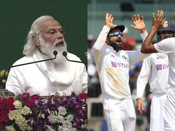 PM Narendra Modi catches fleeting of India-England 2nd Test, shares photo
