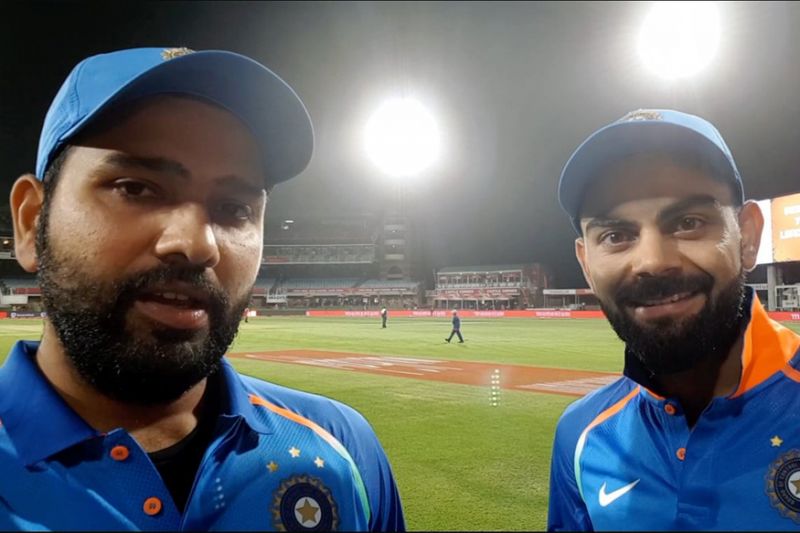 Virat Kohli and Rohit Sharma do a Selfie Interview for adorable fans