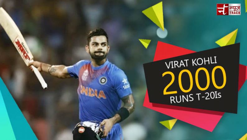 Virat Kohli just 18 runs short for 2K runs in T20Is