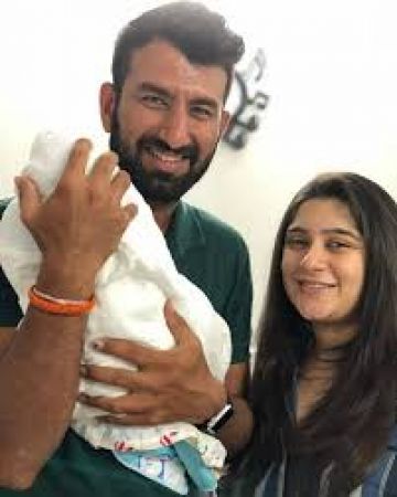 Cheteshwar Pujara enters parenthood; blessed with a baby girl