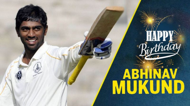 A very Delightful birthday to the most desire player ‘Abhinav Mukund.