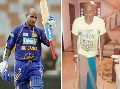 Sanath Jayasuriya is living in anonymity,take a look at this weird picture of Sri Lankan legend